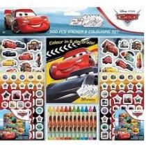 Zestaw kreatywny malowanka wyklejanka  naklejki Cars ALBA MOLI JM-0090