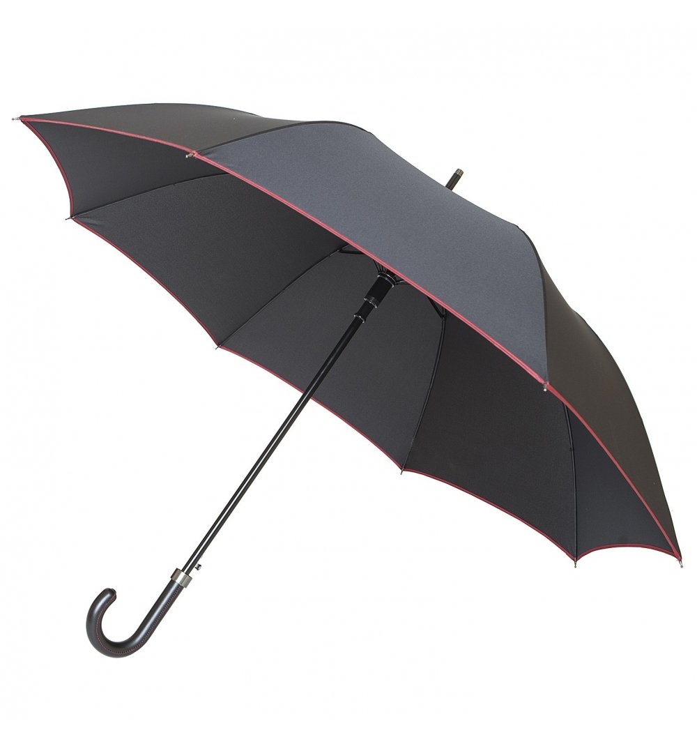 Parasol męski automat XL z lamówką Parasol męski automat XL z lamówką bordo