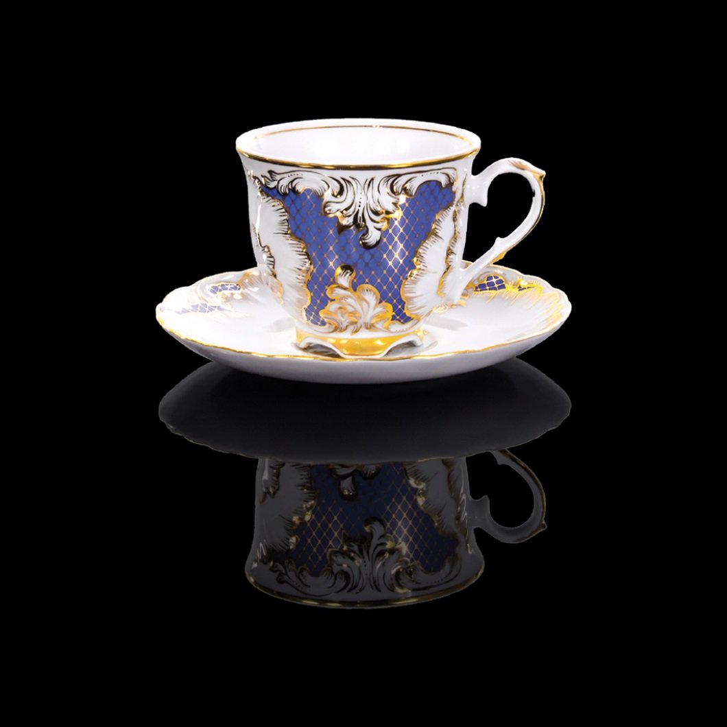 Filiżanka 250 ml ze spodkiem Rococo Rocaille Chaber G350