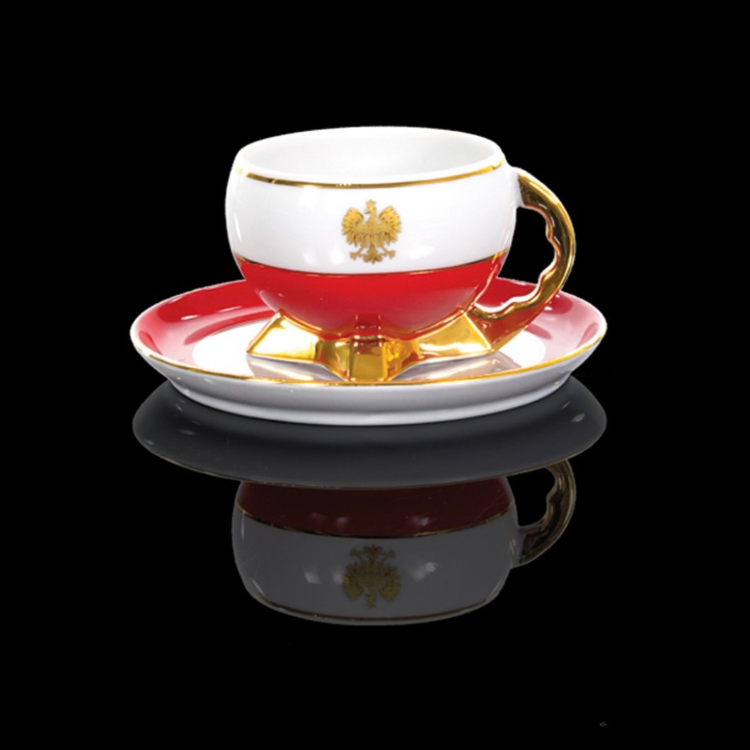 Filiżanka 200 ml ze spodkiem Kula Pologne E912