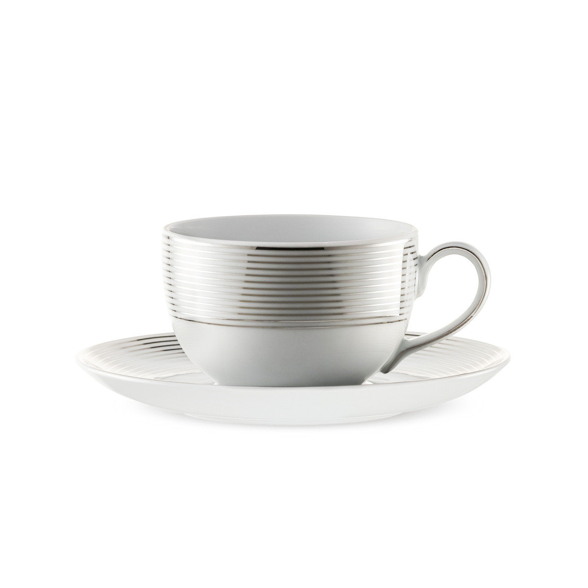 Filiżanka 250 ml ze spodkiem Yvonne Linea Platynowa E520