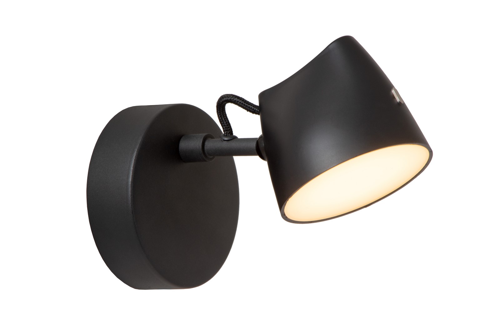 Milne lampa ścienna czarna 44216/08/30 Lucide
