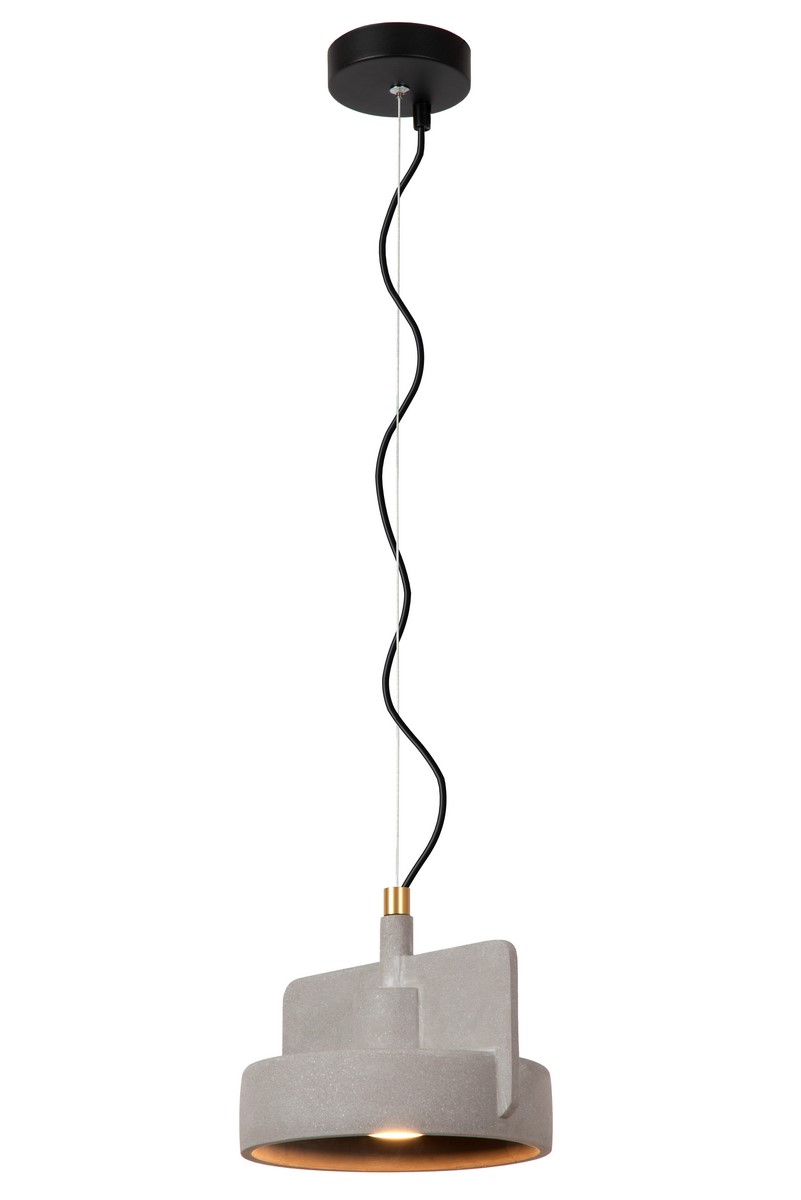 Ninja lampa wisząca szara 44415/20/36 Lucide