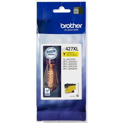 Brother LC-427-XL (LC427XLY) - oryginalny tusz, yellow (żółty) LC427XLY