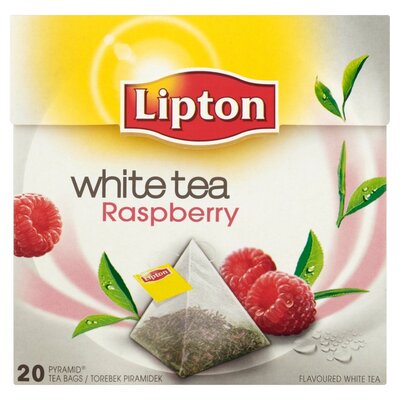 Lipton Herbata biała o aromacie malinowym 20 torebek