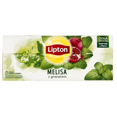 Herbata Lipton Melisa z granatem 20 torebek