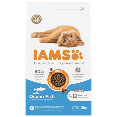 Karma dla kota IAMS For Vitality Ryba oceaniczna 3 kg