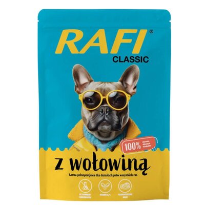 Karma dla psa RAFI Classic z wołowiną 400 g