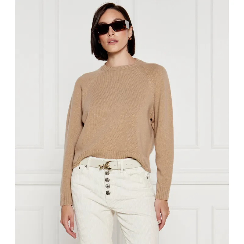 Weekend MaxMara Wełniany sweter Gabbia | Regular Fit