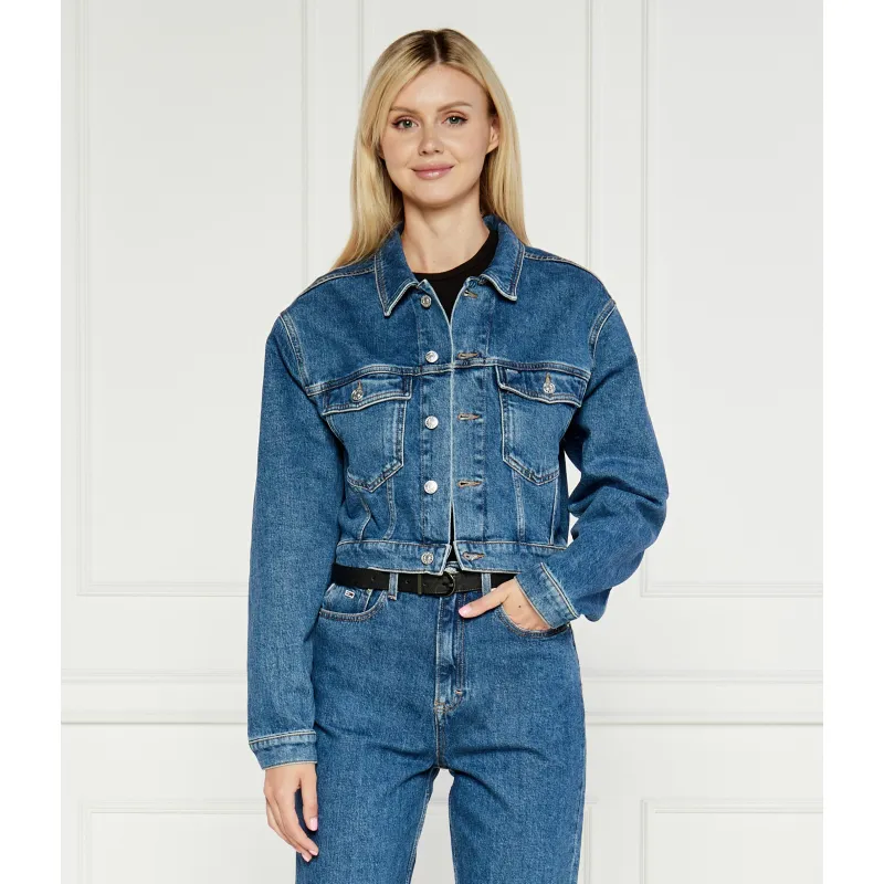 Tommy Jeans Kurtka jeansowa CLAIRE | Cropped Fit
