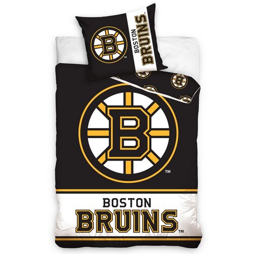 Pościel w zestawie NHL Boston Bruins, 140 x 200 cm, 70 x 90 cm