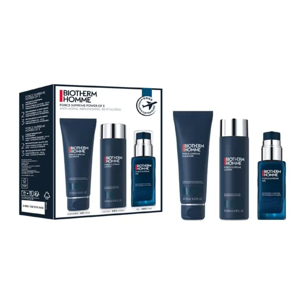 Biotherm Force Supreme Men's Care Set Zestaw Do Pielęgnacji Twarzy