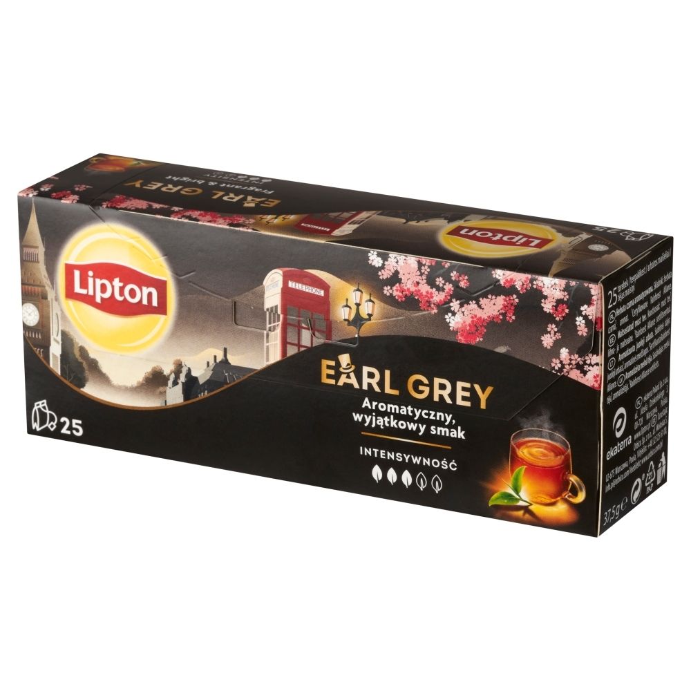 Herbata LIPTON Earl Grey Czarna (25 sztuk)