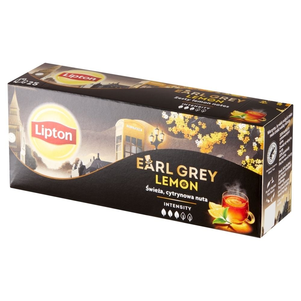 Herbata LIPTON Earl Grey Lemon (25 sztuk)