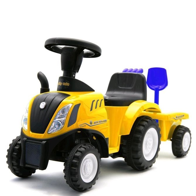 ND33_CPOJ-066 45785/658T JEŻDZIK TRAKTOR Z PRZYCZEPĄ ŻÓŁTY