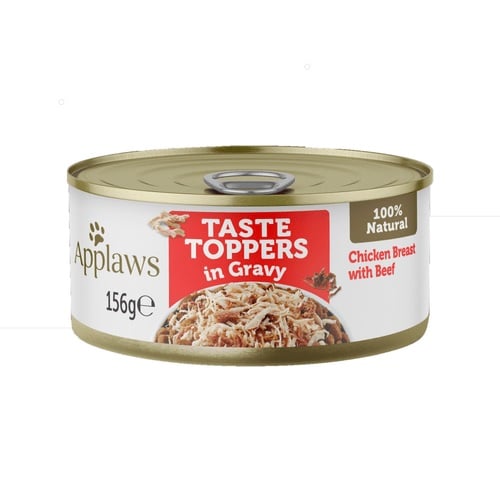 APPLAWS Taste Toppers Pierś z kurczaka z wołowiną w galaretce 156 g