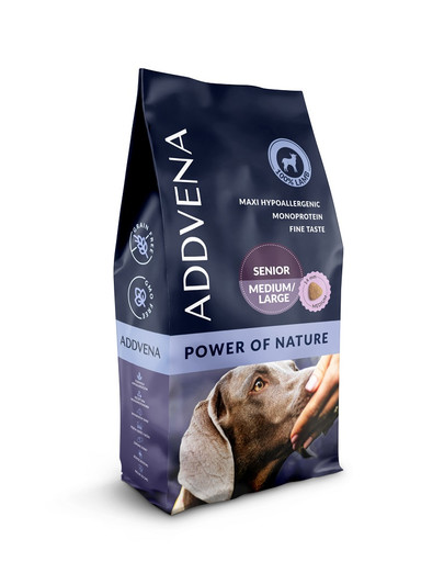 ADDVENA Power of Nature Senior medium&large 10 kg jagnięcina dla starszych psów ras średnich i dużych