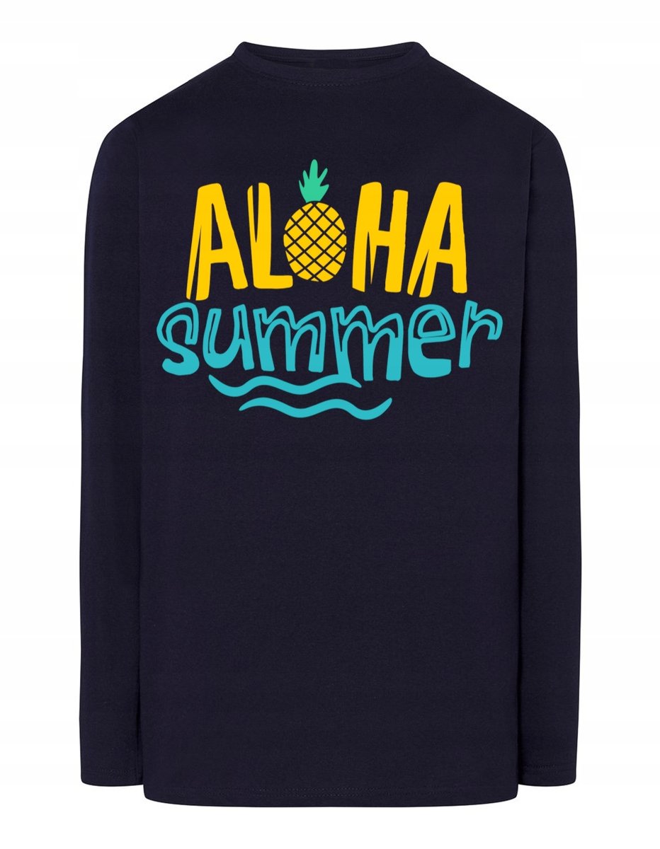 Longsleeve męski nadruk ALOHA SUMMER r.3XL