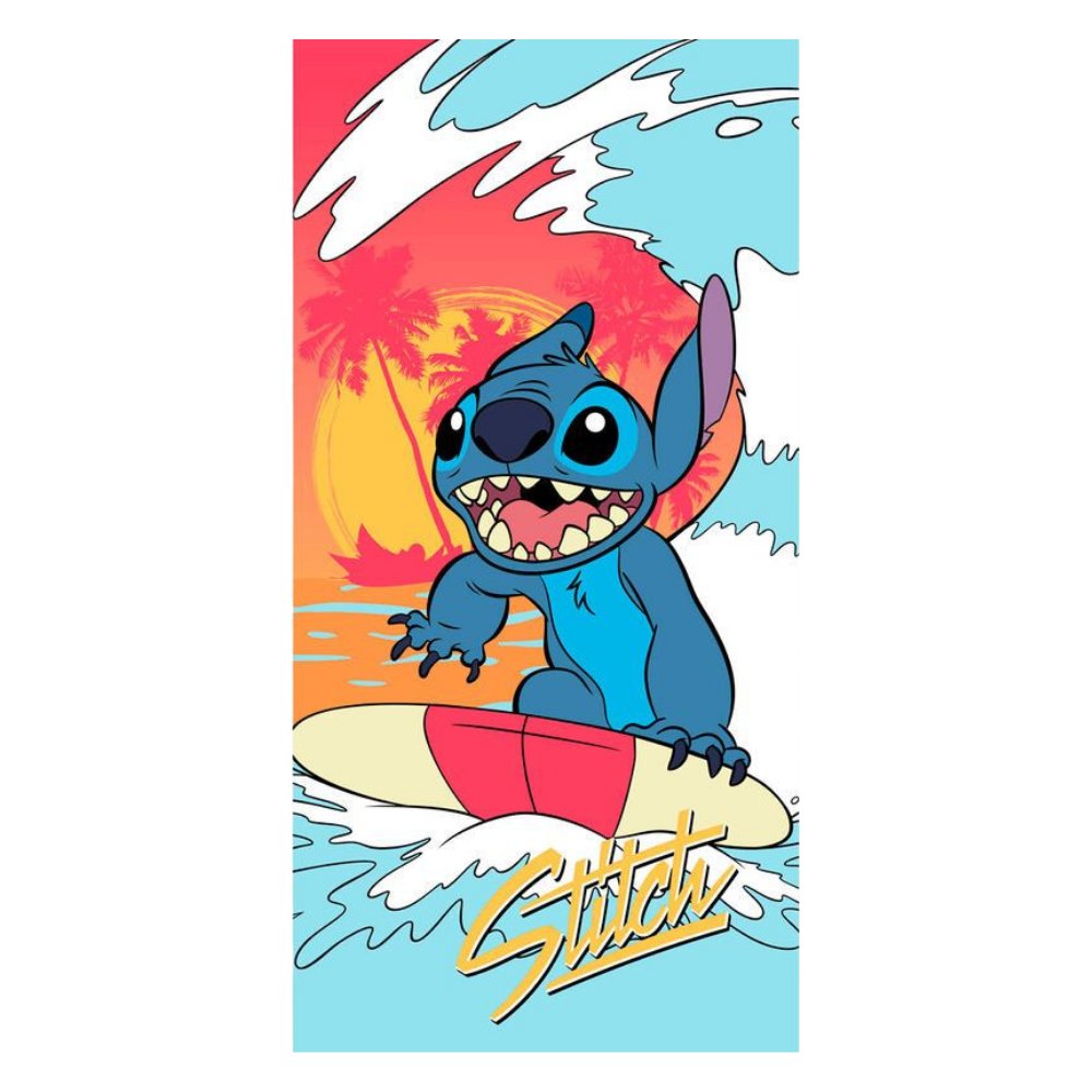 Bawełniany Ręcznik Plażowy Disney Stitch 70x140