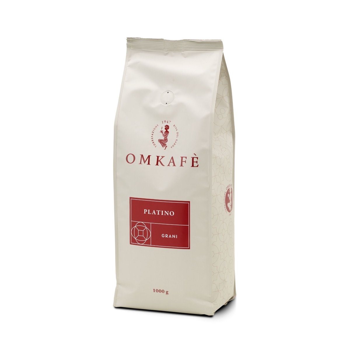 WŁOSKA KAWA ZIARNISTA PLATINO OMKAFE 92% ARABICA 8% ROBUSTA 1000G