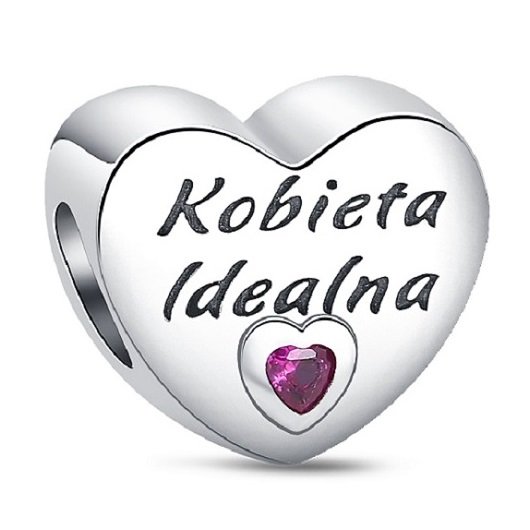 Zawieszka SREBRO 925 Charms koralik do PANDORA Serce Kobieta Idealna