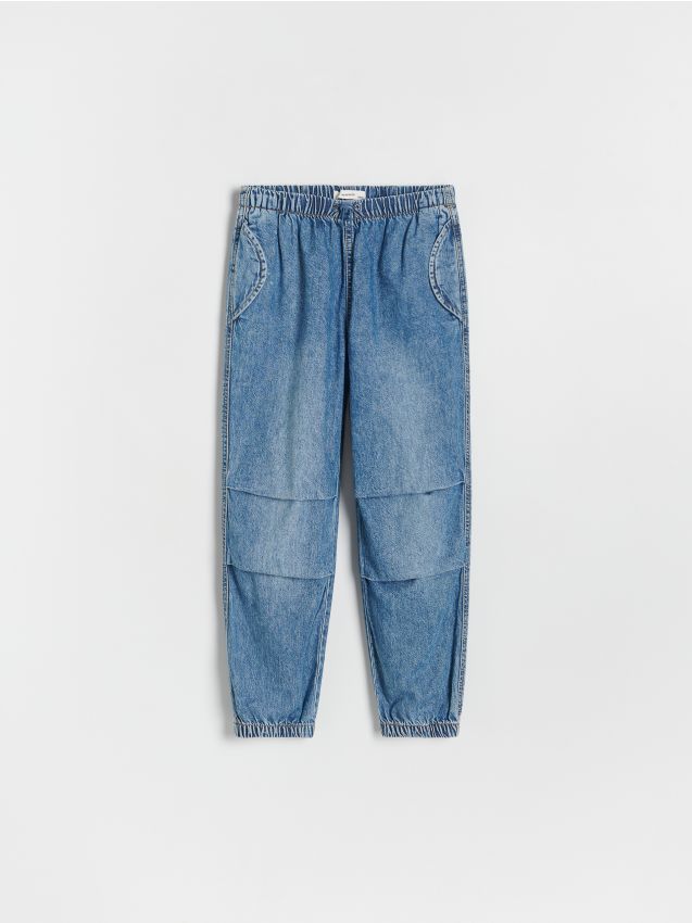 Reserved - Classic denim parachute - niebieski