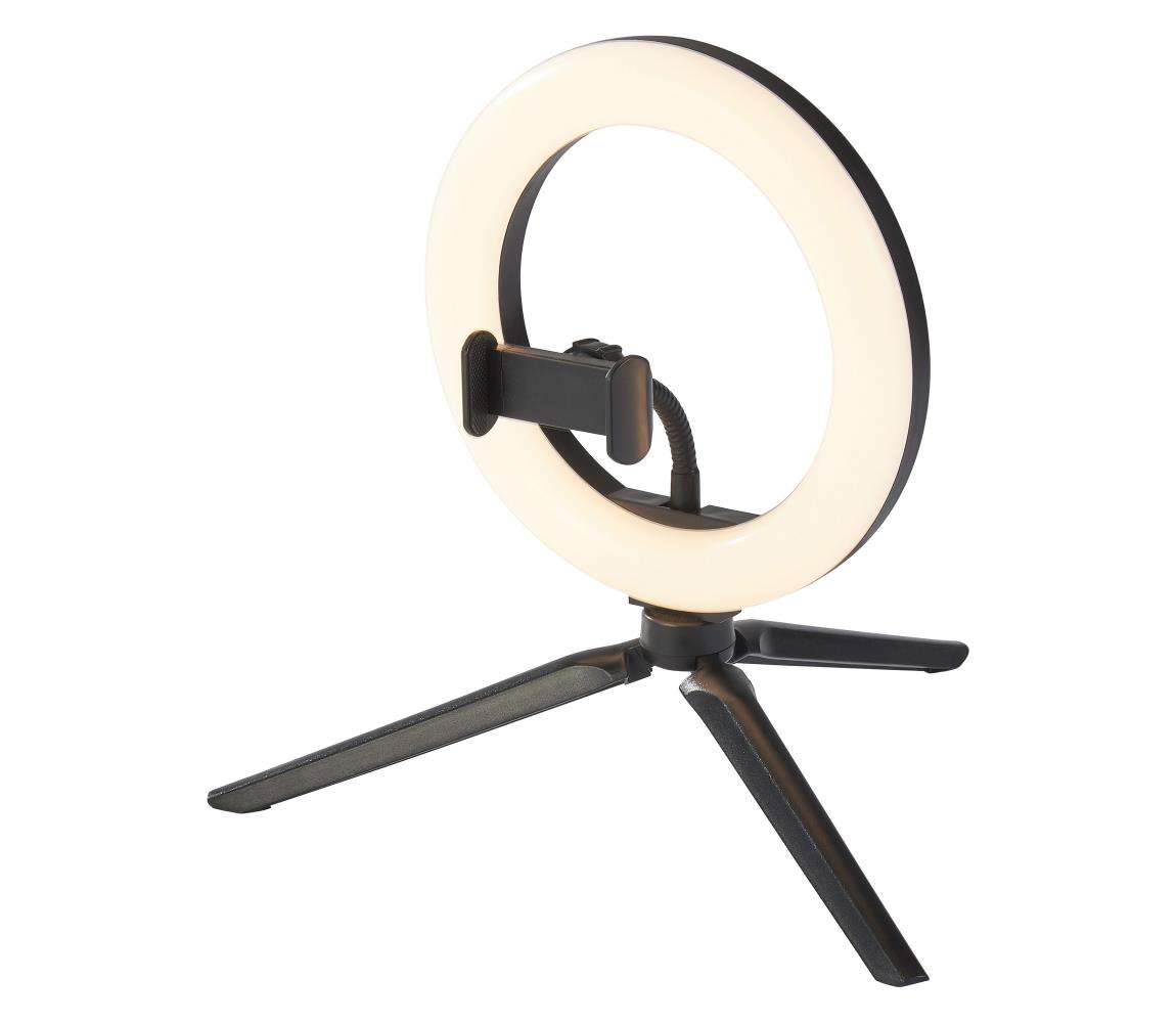 Ledvance -LED Lampa ściemnialna ze stojakiem i uchwyt do vlogowania LED/5,5W/USB