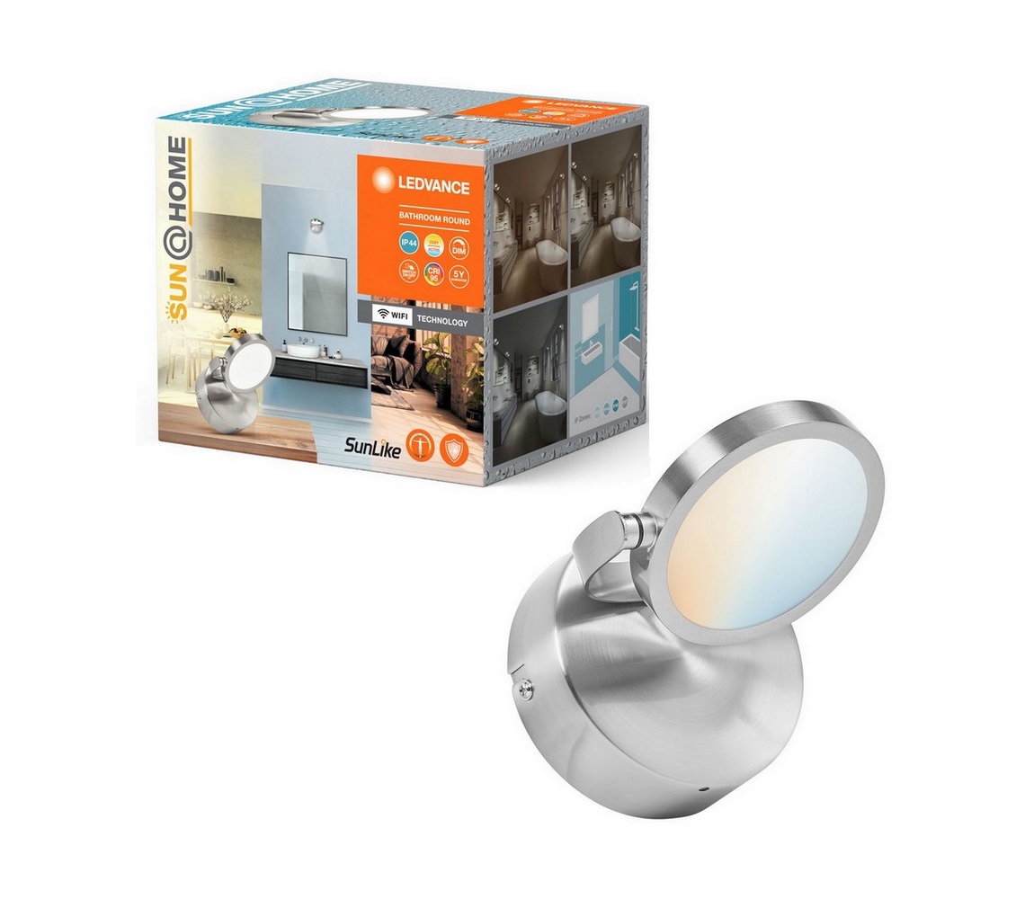 Ledvance-LED Ściemnialne łazienkowe oświetlenie punktowe SUN@HOME LED/7,5W Wi-Fi IP44