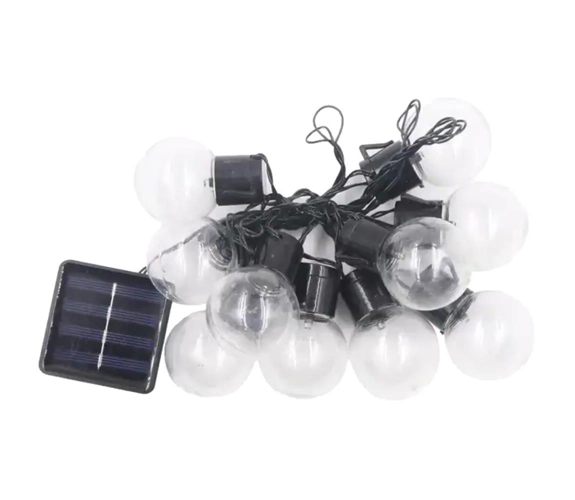 LED - Łańcuch solarny 10xLED/0,12W/1,2V 1xAA IP44 6000K