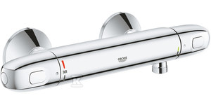 Bateria prysznicowa GROHE Grohtherm 1000 - termostatyczna, z zestawem prysznicowym, chrom, blokada bezpieczeństwa SafeStop, izolowany metalowy korpus