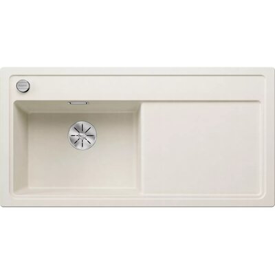 Zlewozmywak granitowy BLANCO Zenar XL 6 S Silgranit Delikatny biały 527187