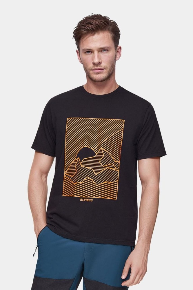 Koszulka męska T-shirt Alpinus Kulin grafitowy