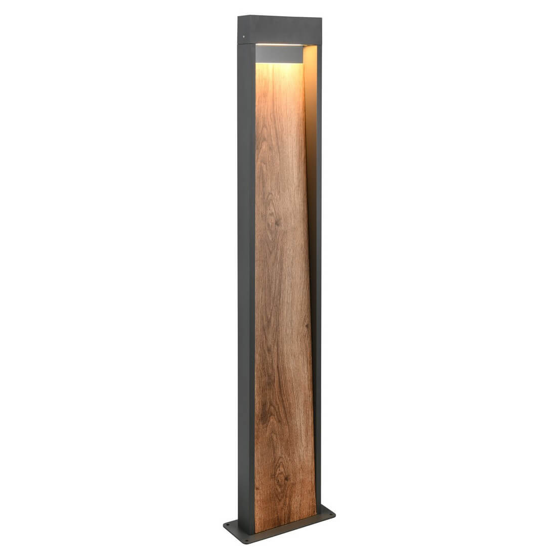 Stojąca lampa ogrodowa Salmon 446960135 Trio LED 13W 3000K IP44 pal słupek drewniana
