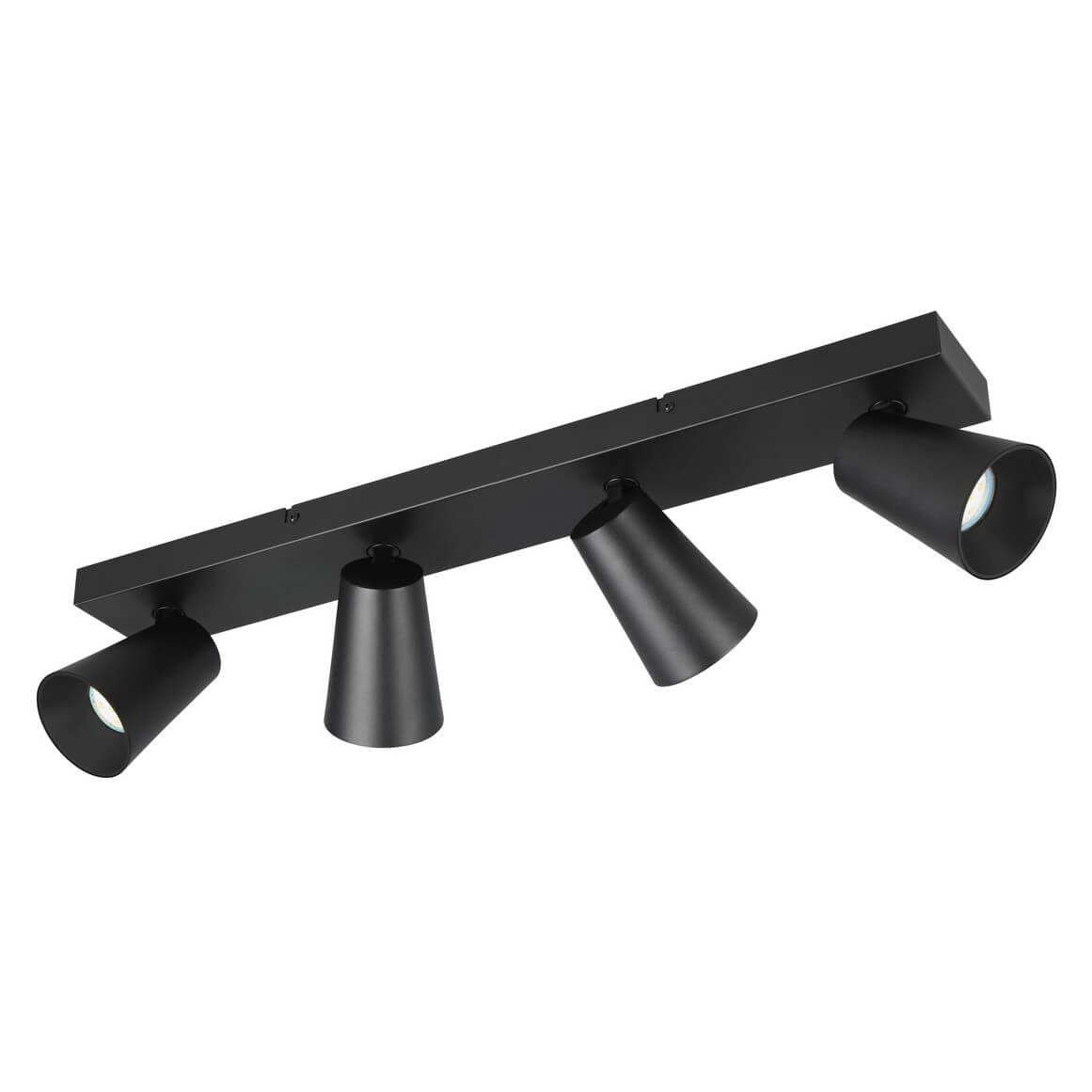 Regulowana lampa sufitowa Sharp 817100432 Trio tuba punktowa do salonu czarna