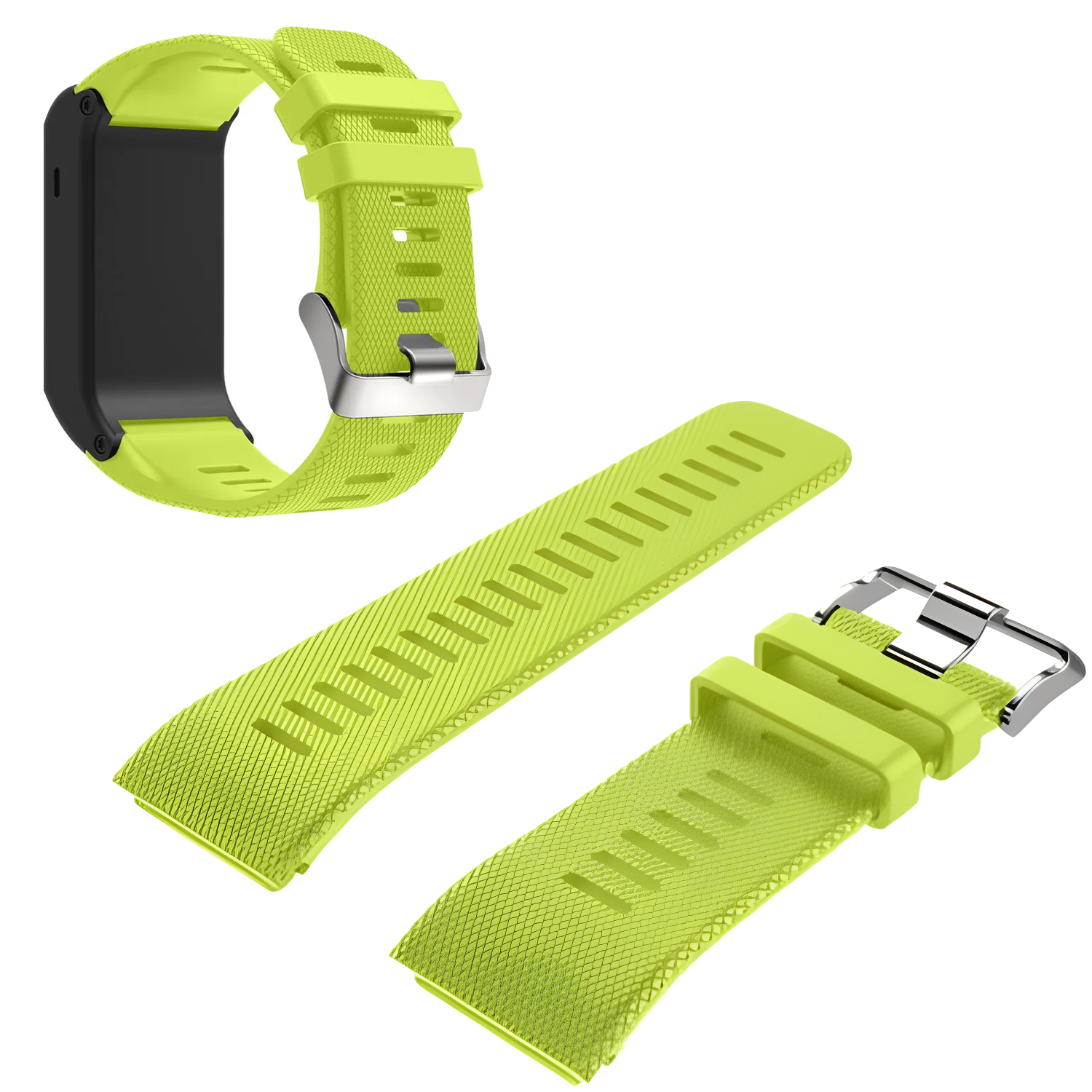 Pasek Artnico do Garmin Vivomove limonkowy