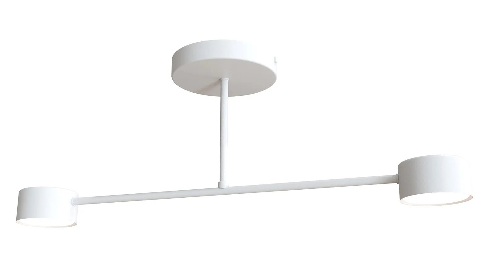 Biała nowoczesna lampa sufitowa - D133 P9-H46