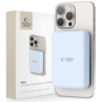 Powerbank TECH-PROTECT PB11 LifeMag MagSafe 10000 mAh 15W Niebieski | Bezpłatny transport