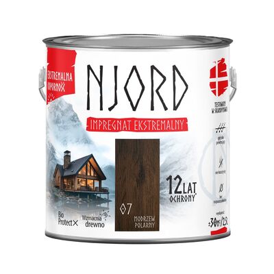Impregnat ekstremalny modrzew polarny 2,5 l Njord