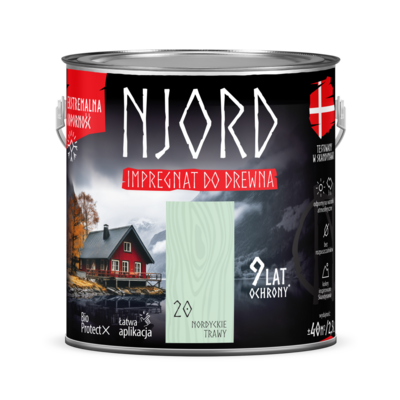 Impregnat do drewna nordyckie trawy 2,5 l Njord