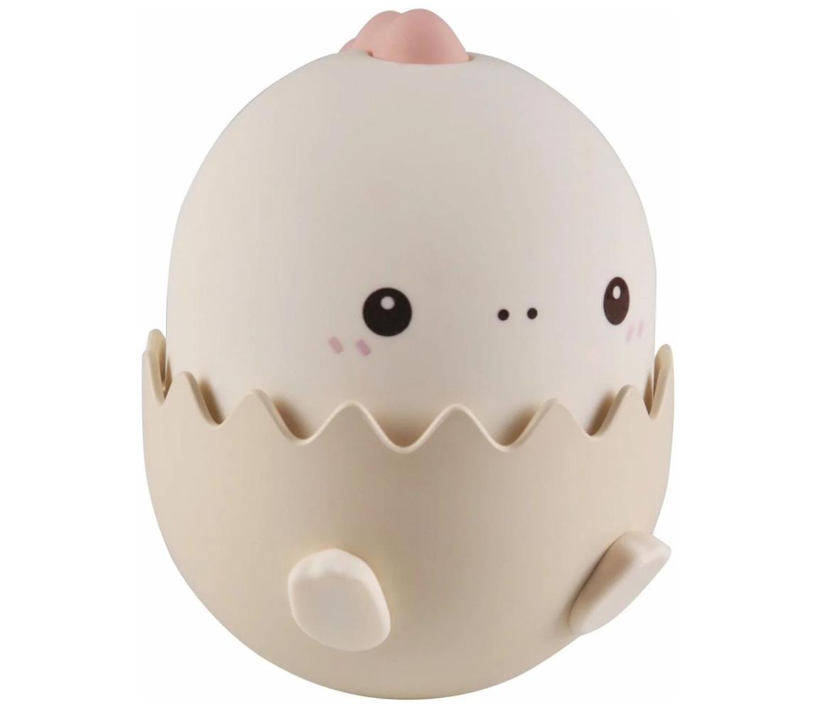 LED RGBW Ściemnialna children's dotykowy lampa BABY DINO LED/0,75W/5V różowe