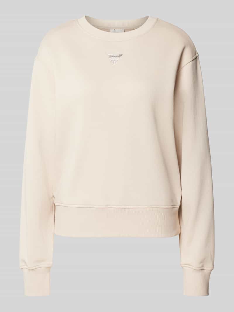 Bluza z obszyciem kamieniami stras model ‘BIG GUESS’