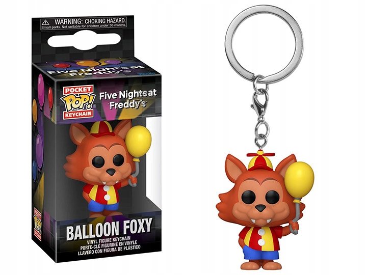 Funko Pocket POP! Keychain, breloczek, Five Nights at Freddy's, Balloon Foxy
