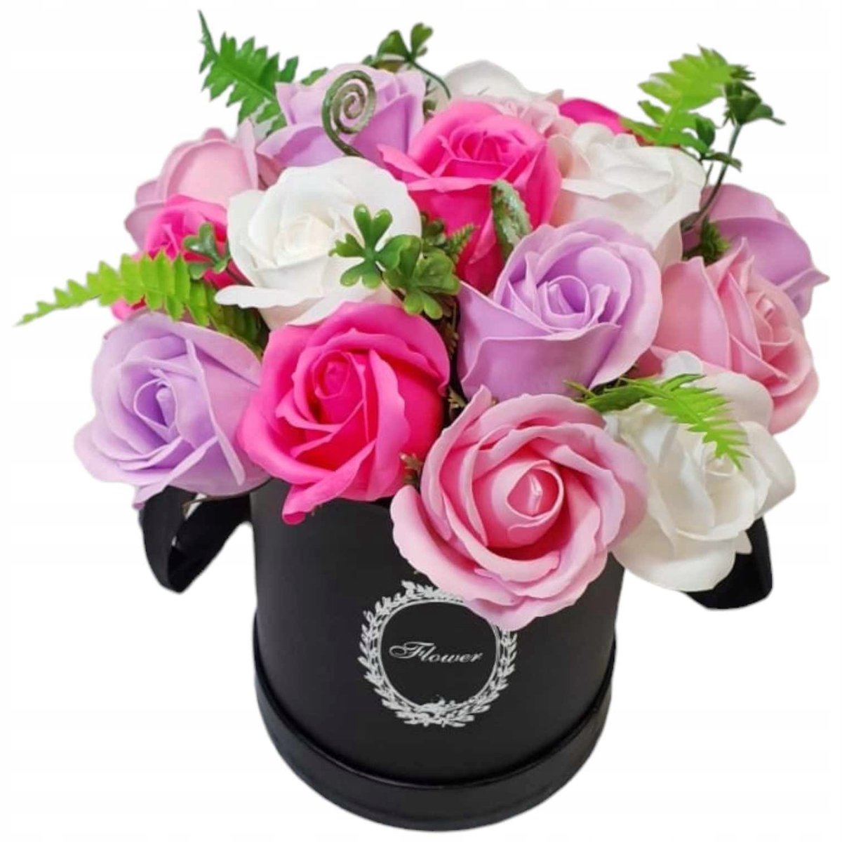 Pachnący Flower Box pudełko bukiet z Różami Mydlanymi Prezent dla KOBIETY