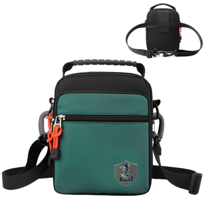 Torba Męska Nerka Saszetka Sportowa Biodrowa Na Ramię Biodra Zielona