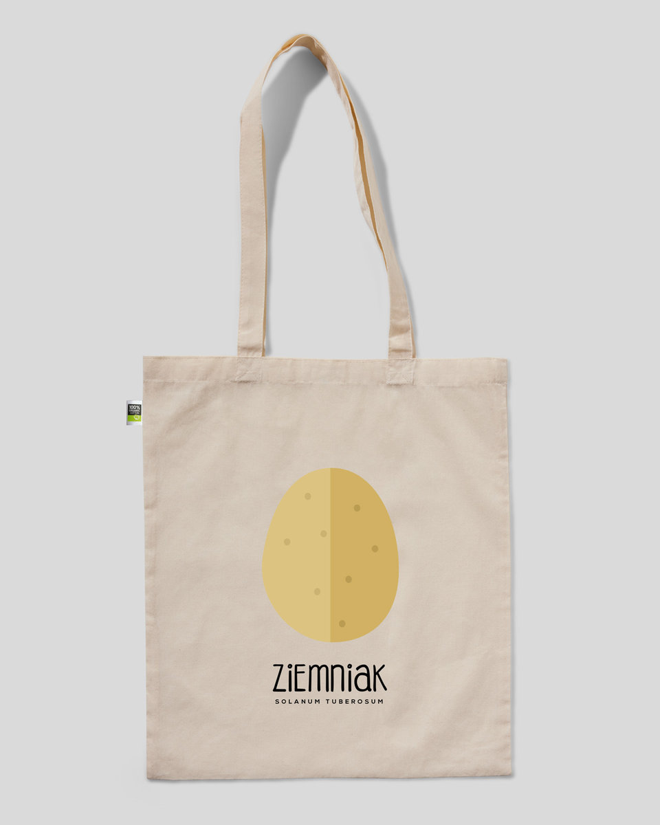 Torba bawełniana na zakupy ZIEMNIAK