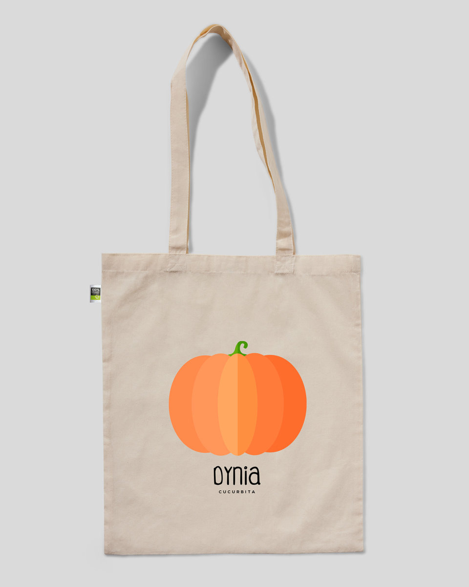 Torba bawełniana na zakupy DYNIA warzywa w Polsce