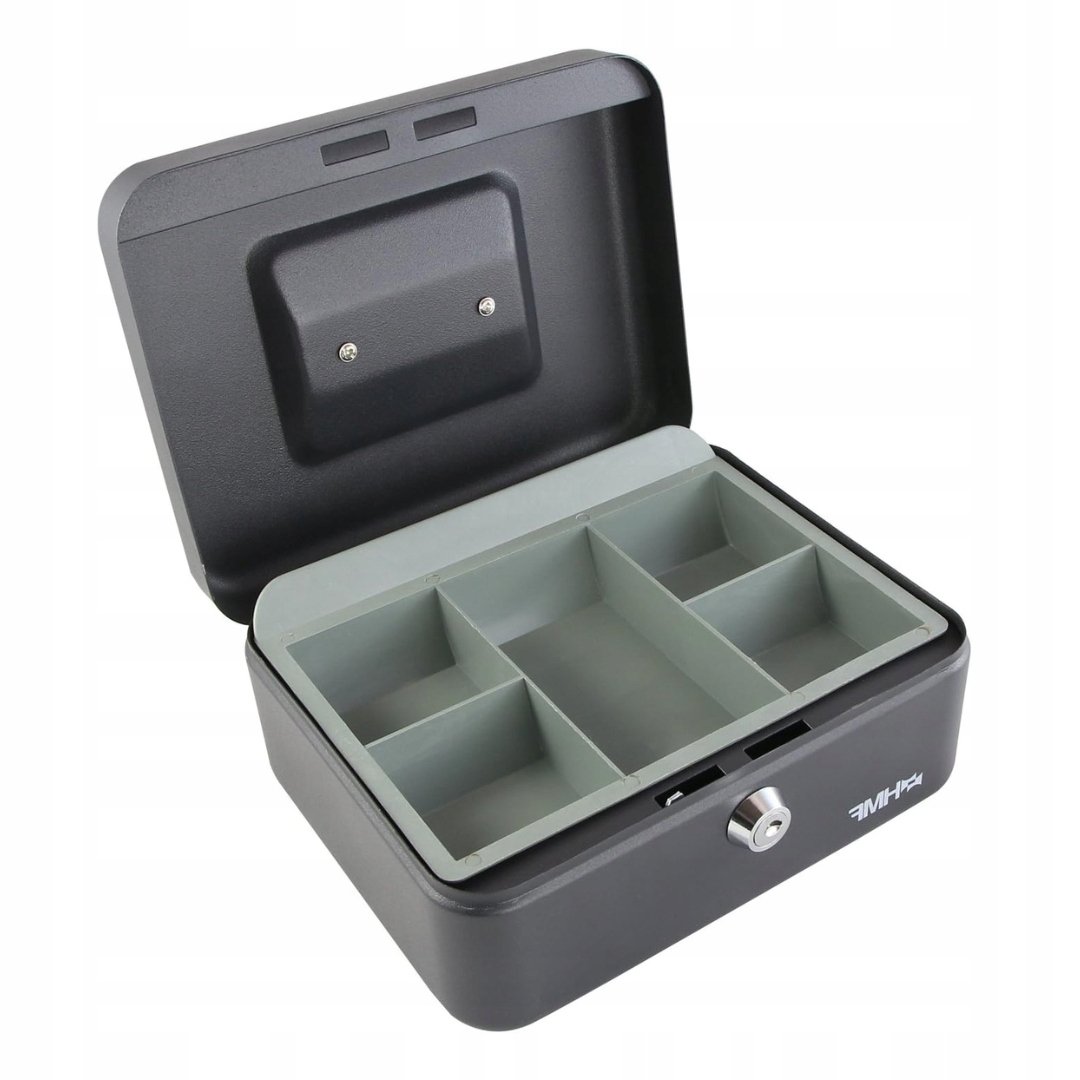 KASETKA NA PIENIĄDZE WYJMOWANA WKŁADKA 5 PRZEGRÓDEK DWA KLUCZE