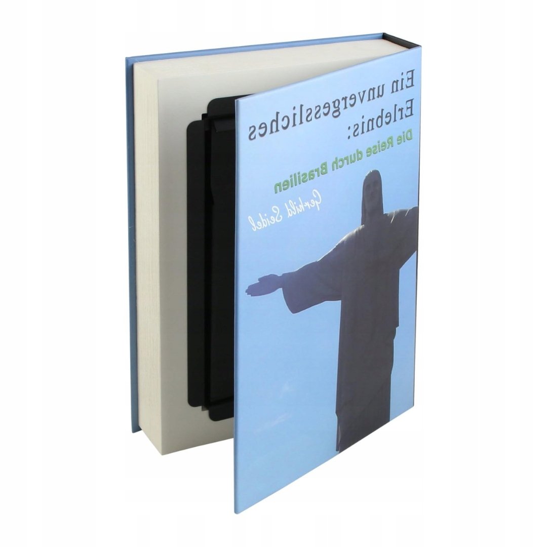 SEJF NA PIENIĄDZEPUDEŁKO NA PIENIĄDZE Z PRAWDZIWEGO PAPIERU NIEBIESKIE