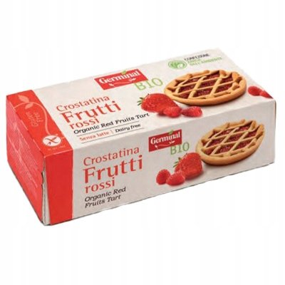 BEZGLUTENOWA BEZGLUTENOWA TARTA Z CZERWONYMI OWOCAMI BIO GERMINAL