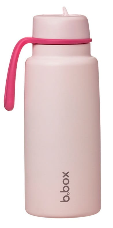 Butelka Termiczna Termos Ze Stali Nierdzewnej Ze Składanym Ustnikiem 1L Pink Paradise B.box